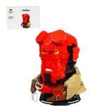 MOC - 98370+MOC - 107204 The Red - HellBoy Bust Klemmbausteine - LesDiy - Klemmbausteine