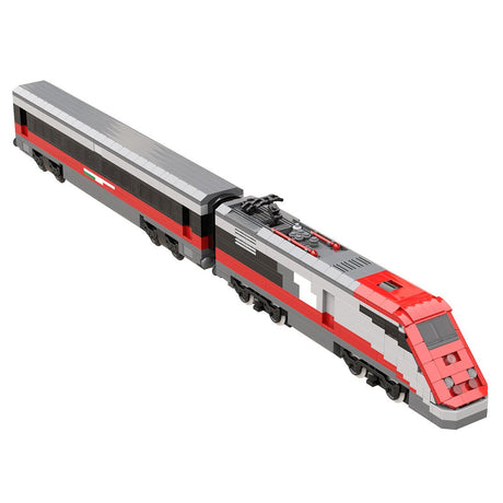 MOC ETR 500 Italian Train Klemmbausteine - LesDiy - Klemmbausteine