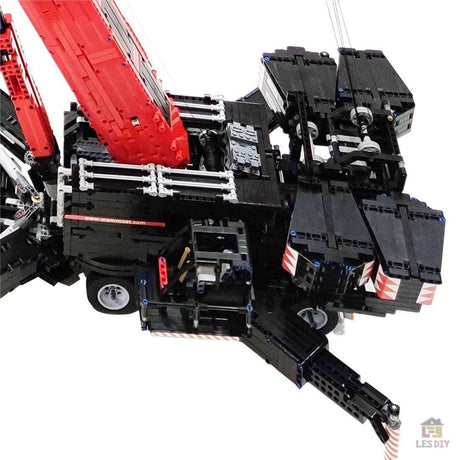 MOC LTM1750 - 9.1 All - Road - RC - Kran mit 12 Motoren Klemmbausteine - LesDiy - Klemmbausteine