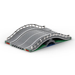 MOC Modern Highway Arch Bridge Klemmbausteine - LesDiy - Klemmbausteine