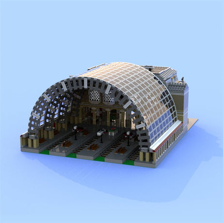 MOC Modular Bahnhof Klemmbausteine - LesDiy - Klemmbausteine