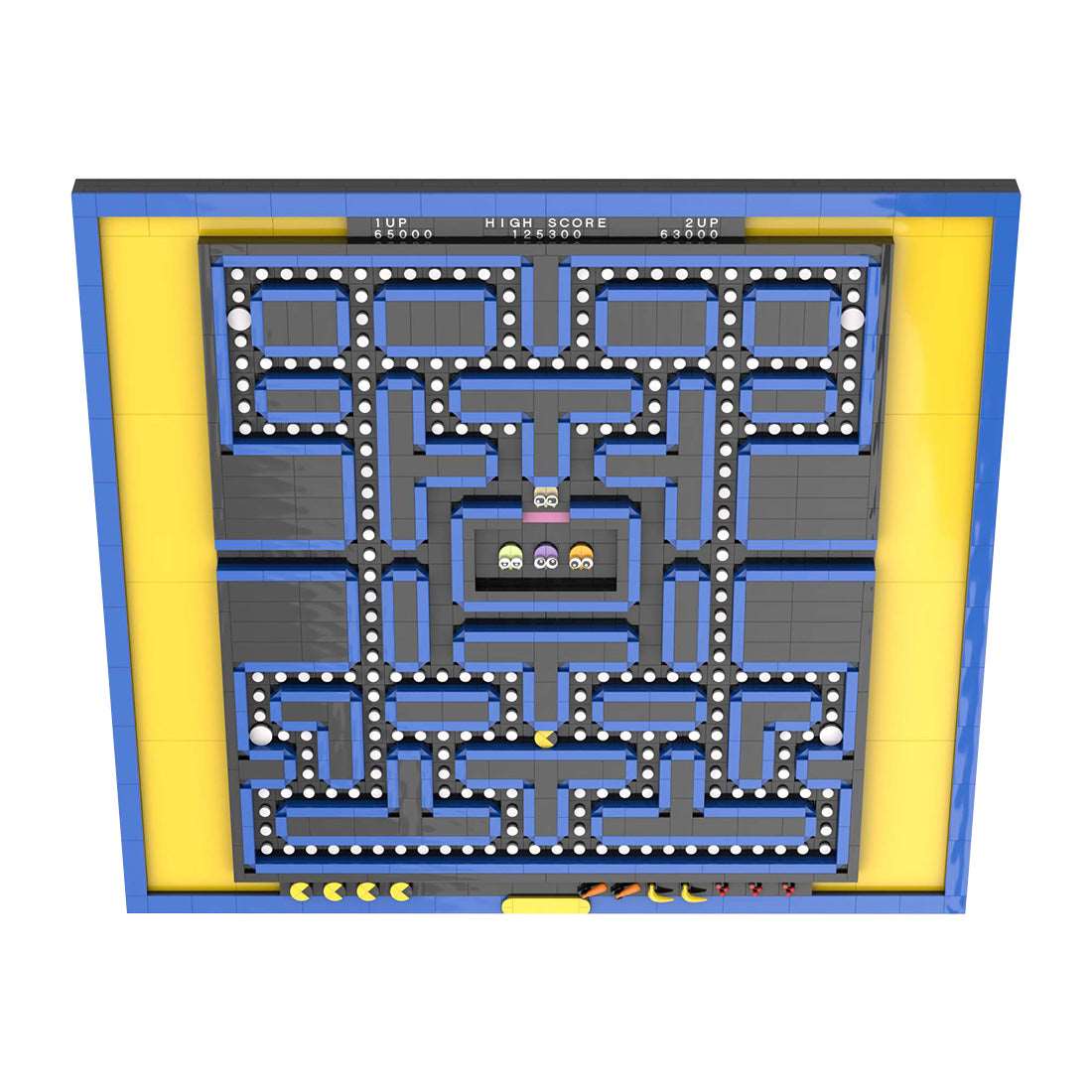 MOC Pac - man3D Labyrinthkarte Klemmbausteine - LesDiy - Klemmbausteine