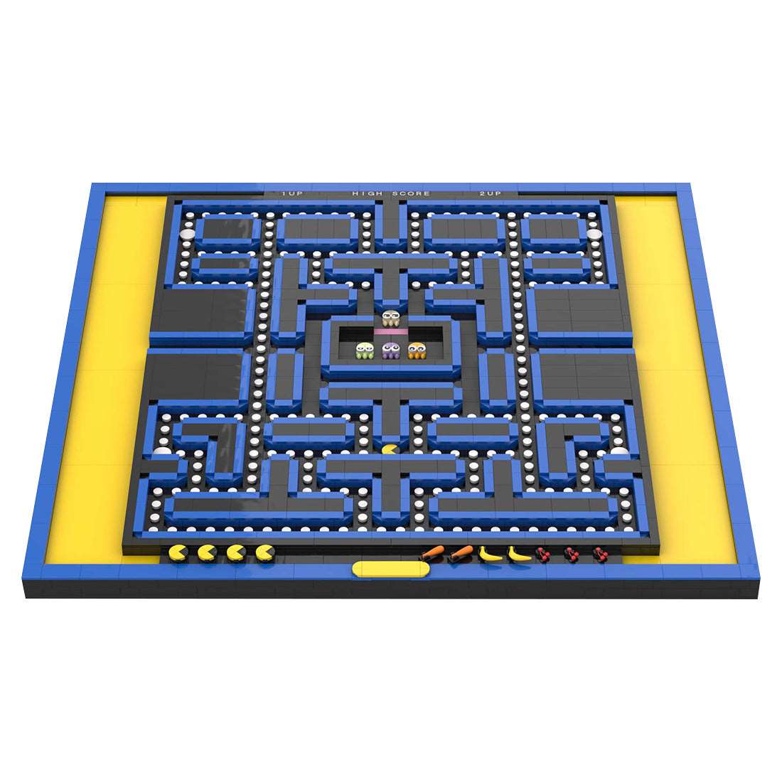 MOC Pac - man3D Labyrinthkarte Klemmbausteine - LesDiy - Klemmbausteine