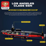 Mocsage 1/125 UCC Militärisches Atom - U - Boot der Los Angeles - Klasse Klemmbausteine - LesDiy - Klemmbausteine