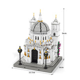 Mocsage 1/180 Scale Venetian Church Klemmbausteine - LesDiy - Klemmbausteine
