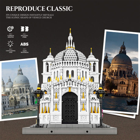 Mocsage 1/180 Scale Venetian Church Klemmbausteine - LesDiy - Klemmbausteine