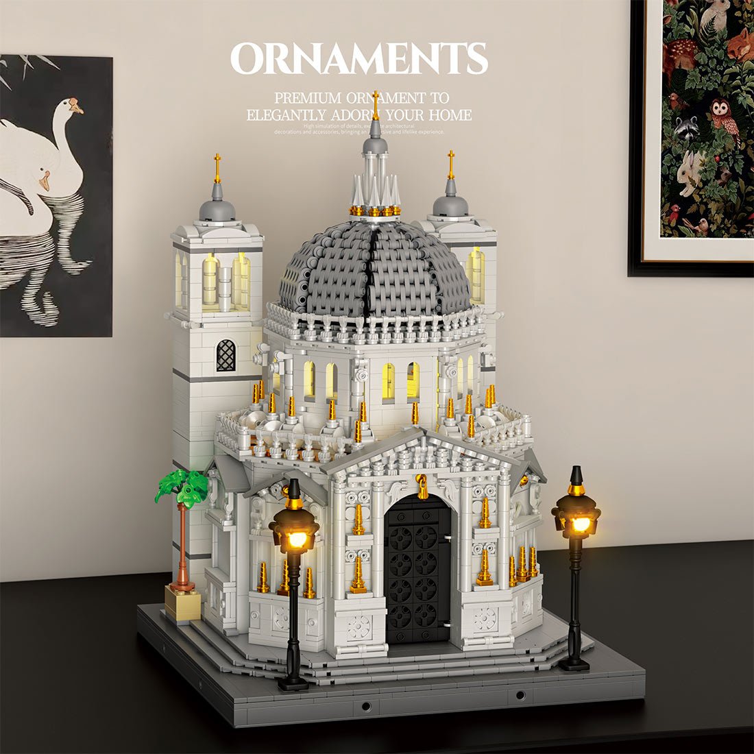 Mocsage 1/180 Scale Venetian Church Klemmbausteine - LesDiy - Klemmbausteine