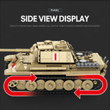Mocsage 1/23 Scale Premium Medium Tank Klemmbausteine - LesDiy - Klemmbausteine