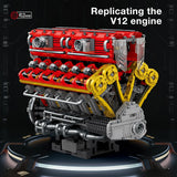 Mocsage 60° V12 Engine Klemmbausteine - LesDiy - Klemmbausteine