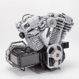Mocsage Harley V - Twin OHV 8 - Ventil - Viertakt - Hochgeschwindigkeitsmotor Klemmbausteine - LesDiy - Klemmbausteine