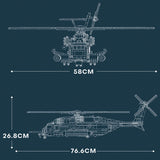 Mocsage MOC - 127265 CH - 53E Super Stallion 1/35 Klemmbausteine - LesDiy - Klemmbausteine