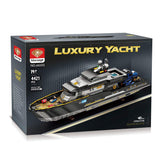 Mocsage MOC - 185307 1/30 Scale Luxury Super - yacht Klemmbausteine - LesDiy - Klemmbausteine