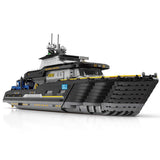 Mocsage MOC - 185307 1/30 Scale Luxury Super - yacht Klemmbausteine - LesDiy - Klemmbausteine