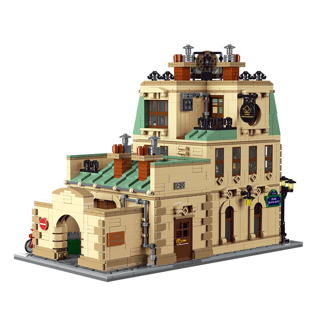 MOC - 160521 Ratatouille - Gusteau's restaurant Klemmbausteine - LesDiy - Klemmbausteine