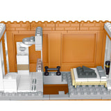 Mocsage Street Scene MOC European Department Corner Store with Light Klemmbausteine - LesDiy - Klemmbausteine