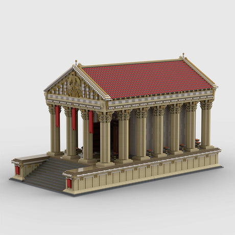 Module 4 for MOC - 136729 Ancient Roman Temple Castle Klemmbausteine - LesDiy - Klemmbausteine