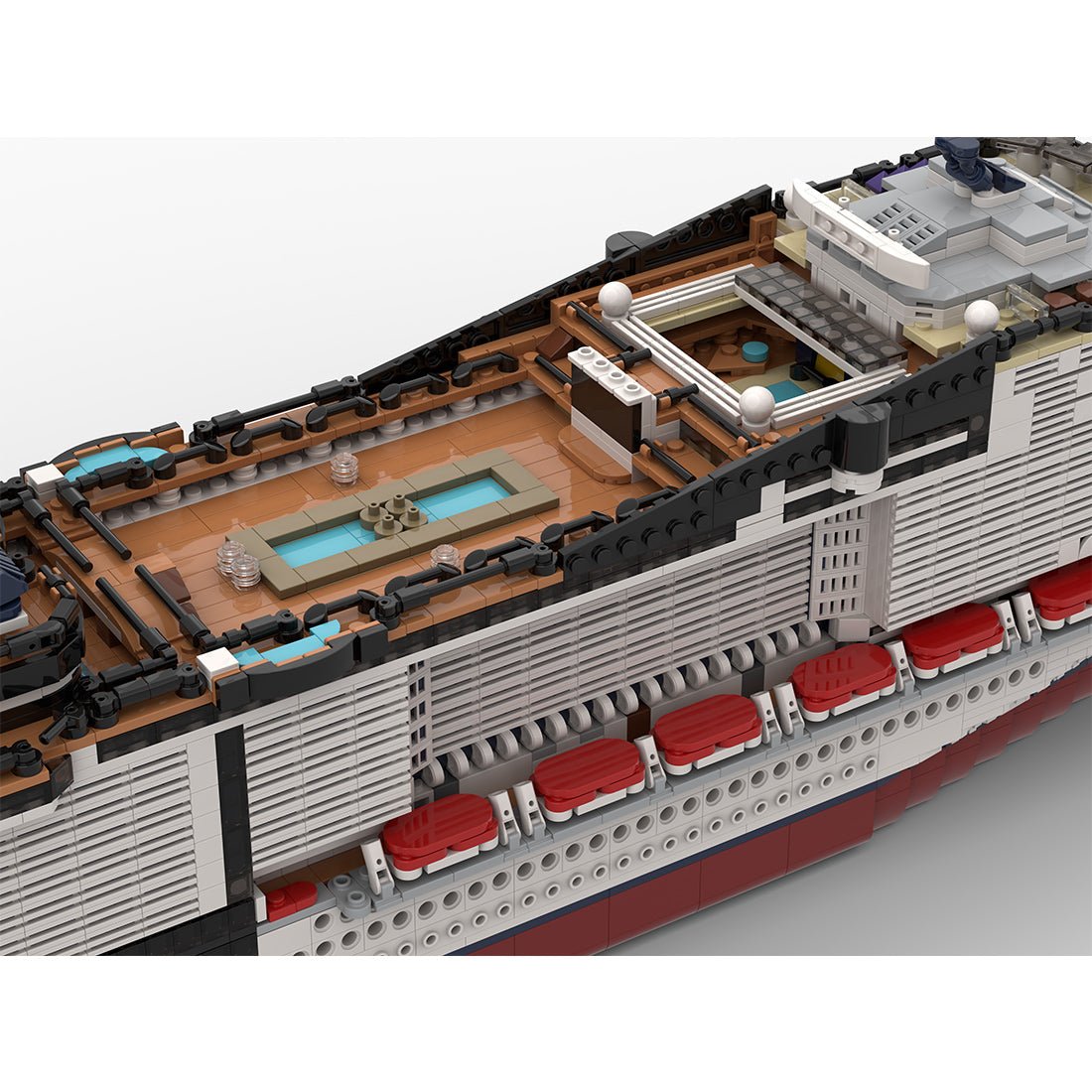 MSC – erstes italienisches Kreuzfahrtschiff „Grandiosa Active“ Klemmbausteine - LesDiy - Klemmbausteine