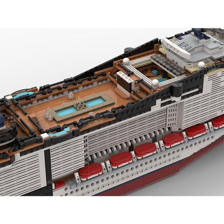 MSC – erstes italienisches Kreuzfahrtschiff „Grandiosa Active“ Klemmbausteine - LesDiy - Klemmbausteine