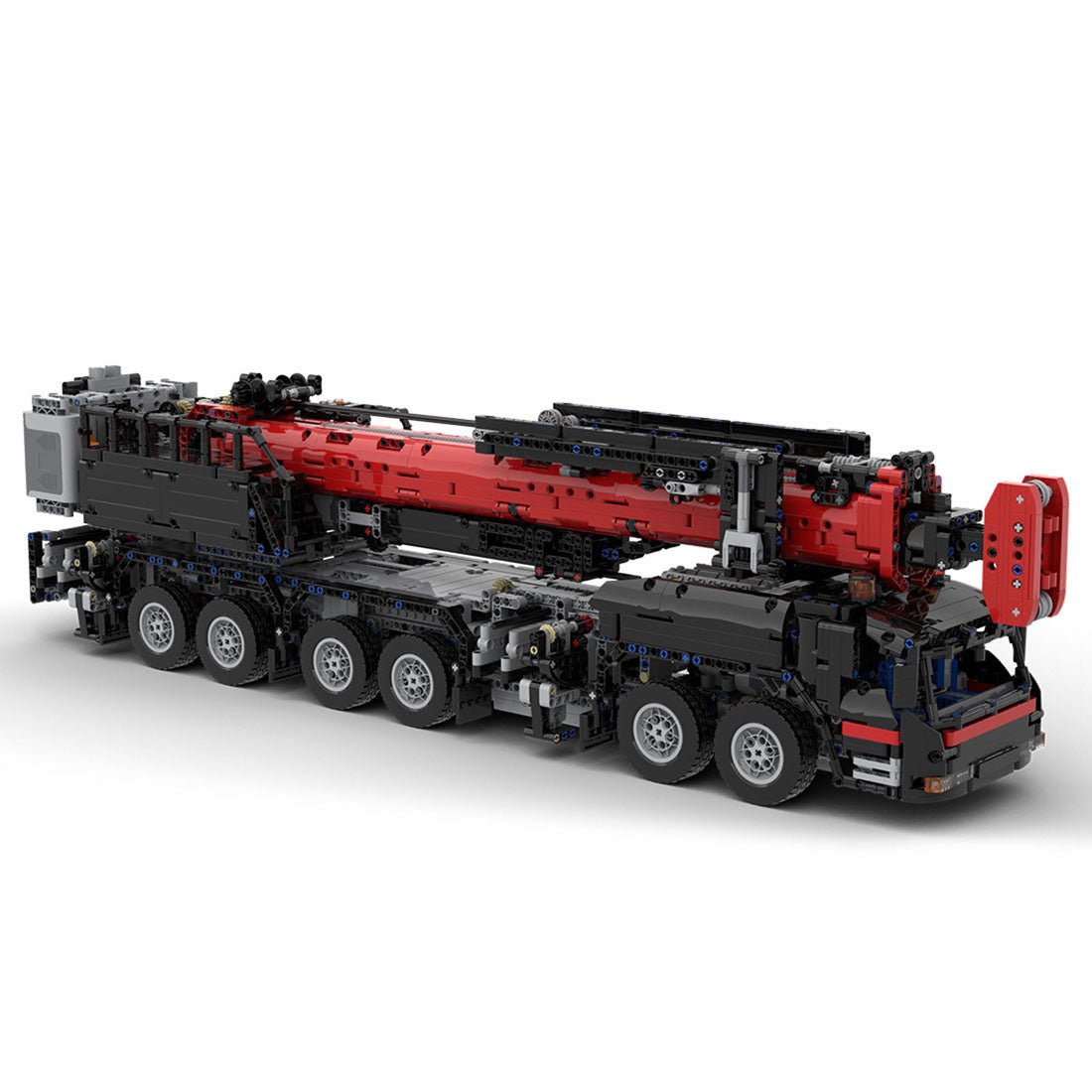 Multichannel MOC RC Crane Bricks with 11 Motors Boom Hook Klemmbausteine - LesDiy - Klemmbausteine