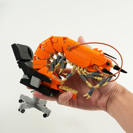 Office Working Shrimp Klemmbausteine - LesDiy - Klemmbausteine