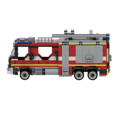 Realistic Emergency  Fire Truck Klemmbausteine - LesDiy - Klemmbausteine