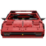 Roter Sportwagen Modell Roadster Klemmbausteine - LesDiy - Klemmbausteine