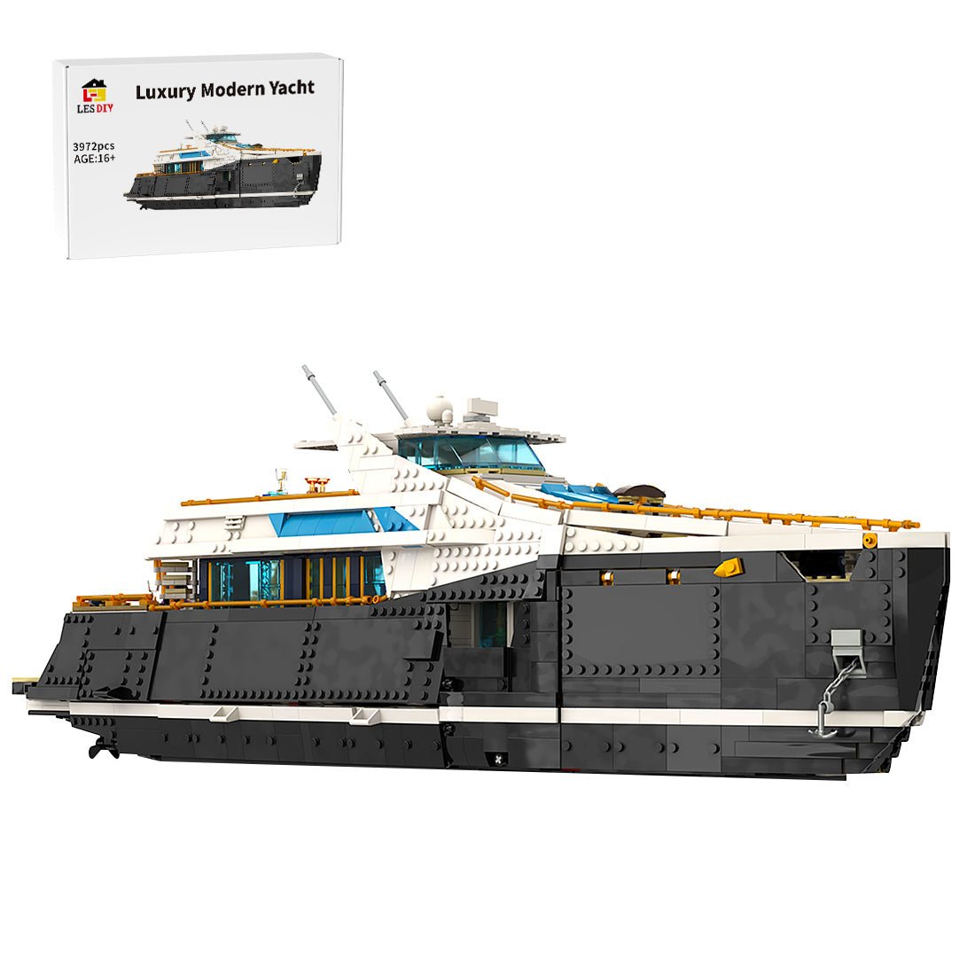 Royal Navy Armored Warship Klemmbausteine - LesDiy - Klemmbausteine