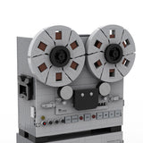 Semi - Professional Open - Reel Tape Recorder Klemmbausteine（Dynamic Version） - LesDiy - Klemmbausteine