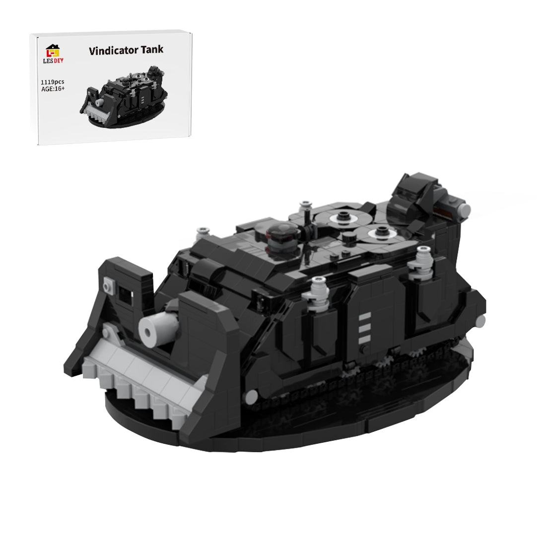 Space Marines Rhino Tank Klemmbausteine - LesDiy - Klemmbausteine