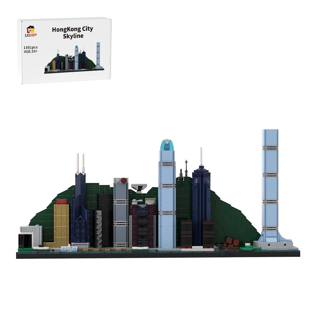 Street Scene MOC HongKong City Skyline Klemmbausteine - LesDiy - Klemmbausteine