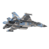SU - 35 - Kampfflugzeug im Maßstab 1:72 Klemmbausteine - LesDiy - Klemmbausteine