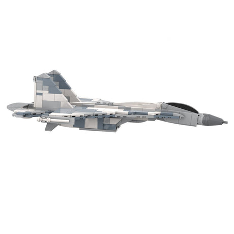 SU - 35 - Kampfflugzeug Klemmbausteine - LesDiy - Klemmbausteine
