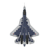 SU - 57 - Kampfflugzeug Klemmbausteine - LesDiy - Klemmbausteine