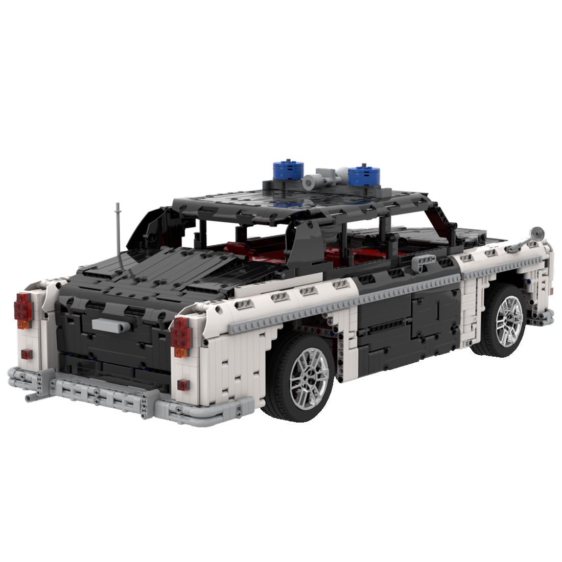 Technologie - Sportwagen - Modell - Polizeiauto - LesDiy - Klemmbausteine
