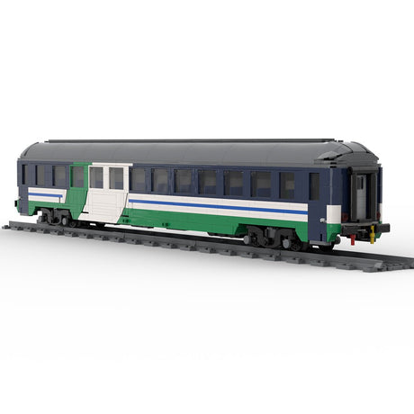 UIC - X type railway sleeper carriage XMPR Klemmbausteine - LesDiy - Klemmbausteine