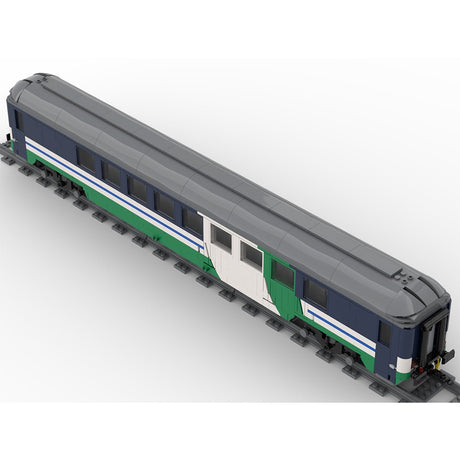 UIC - X type railway sleeper carriage XMPR Klemmbausteine - LesDiy - Klemmbausteine