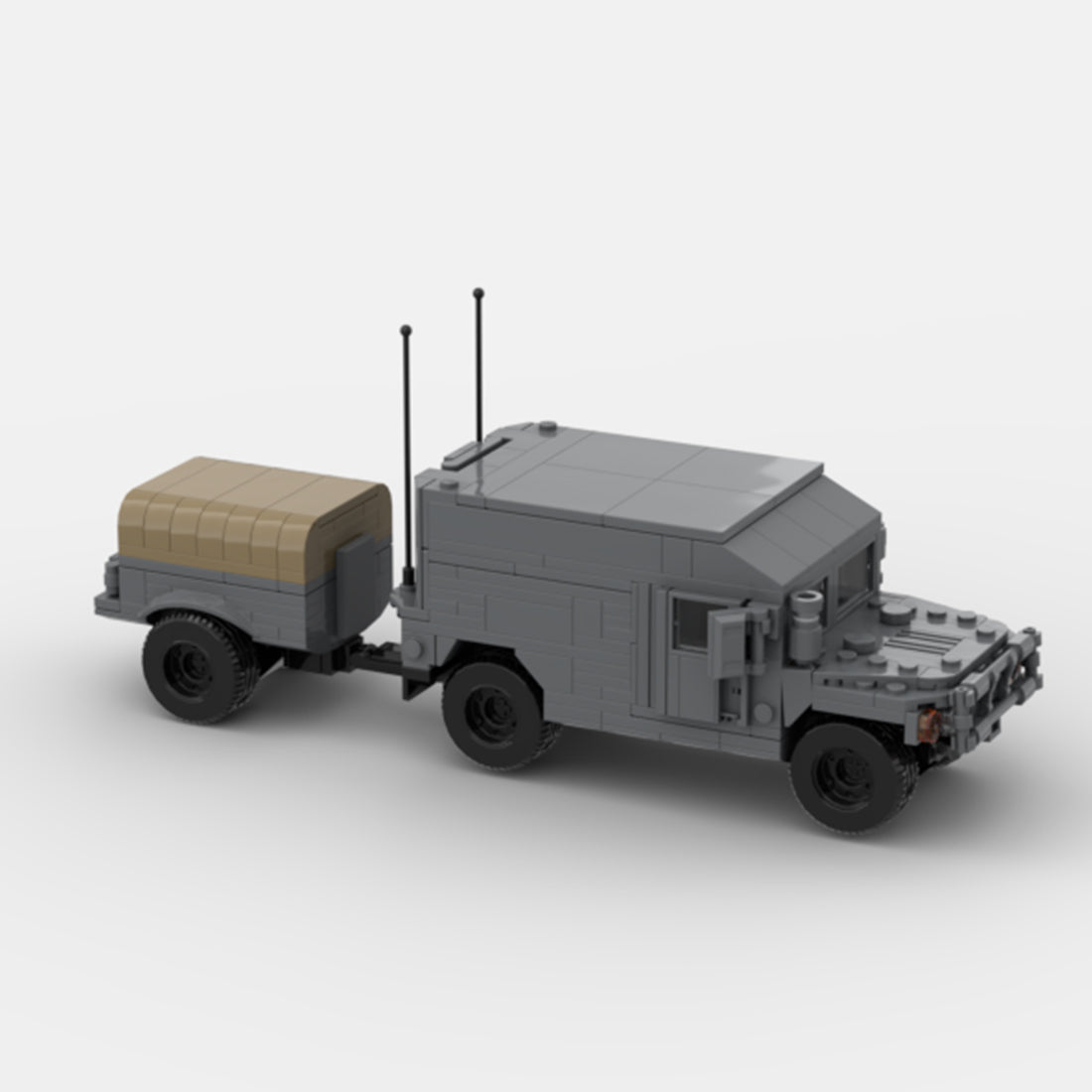 Urbaner HUMVEE 11 Militärfahrzeug Klemmbausteine-LesDiy-Klemmbausteine