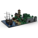 USS La Grotte Morte Pirateninsel klemmbausteine - LesDiy - Klemmbausteine