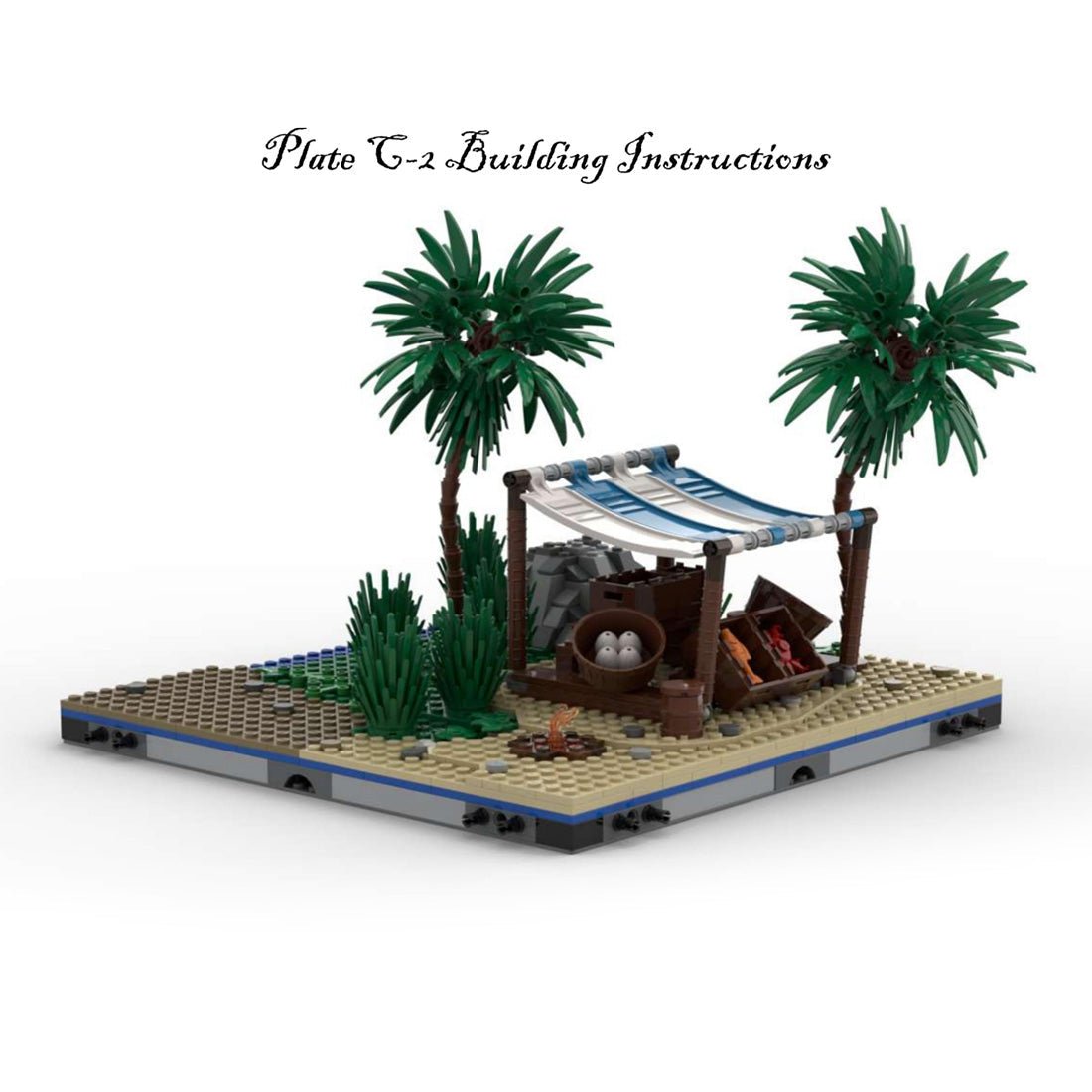 USS La Grotte Morte Pirateninsel klemmbausteine - LesDiy - Klemmbausteine