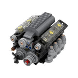 V8 - Motor mit Gearbox Tech Engine Klemmbausteine - LesDiy - Klemmbausteine