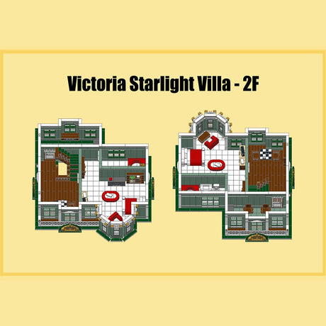 Victoria Starlight Villa Klemmbausteine-LesDiy-Klemmbausteine