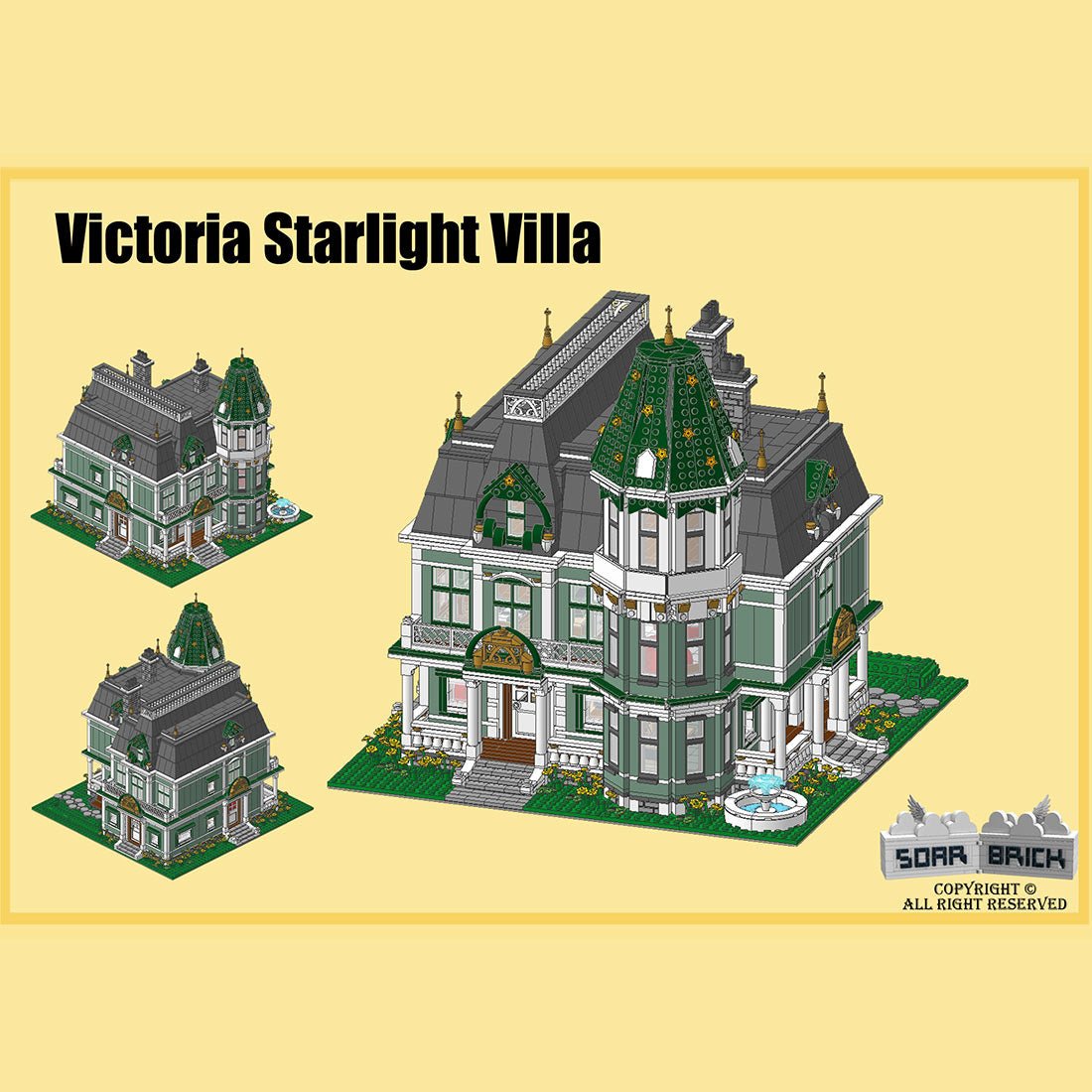Victoria Starlight Villa Klemmbausteine-LesDiy-Klemmbausteine