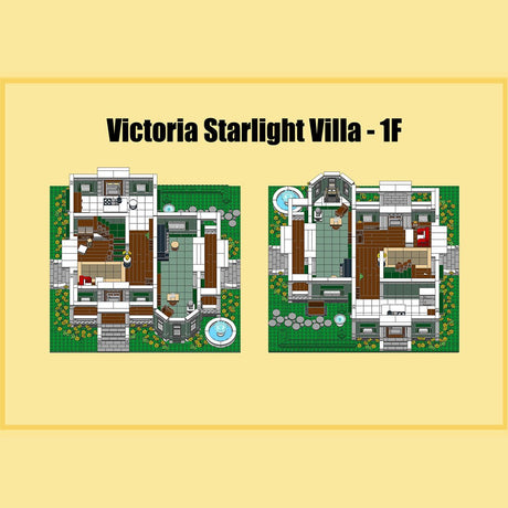 Victoria Starlight Villa Klemmbausteine-LesDiy-Klemmbausteine
