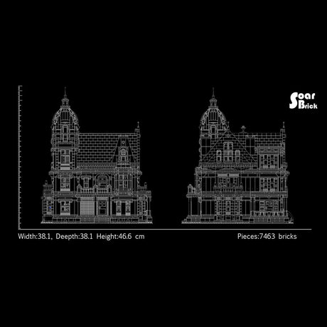 Victorian Suburban Residence Klemmbausteine - LesDiy - Klemmbausteine